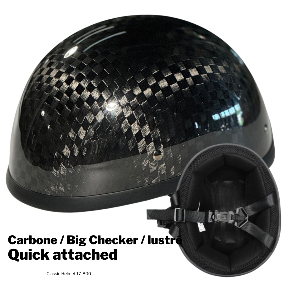 Casque Beanie carbone de Classic Helmet (17-800 et 17-810)