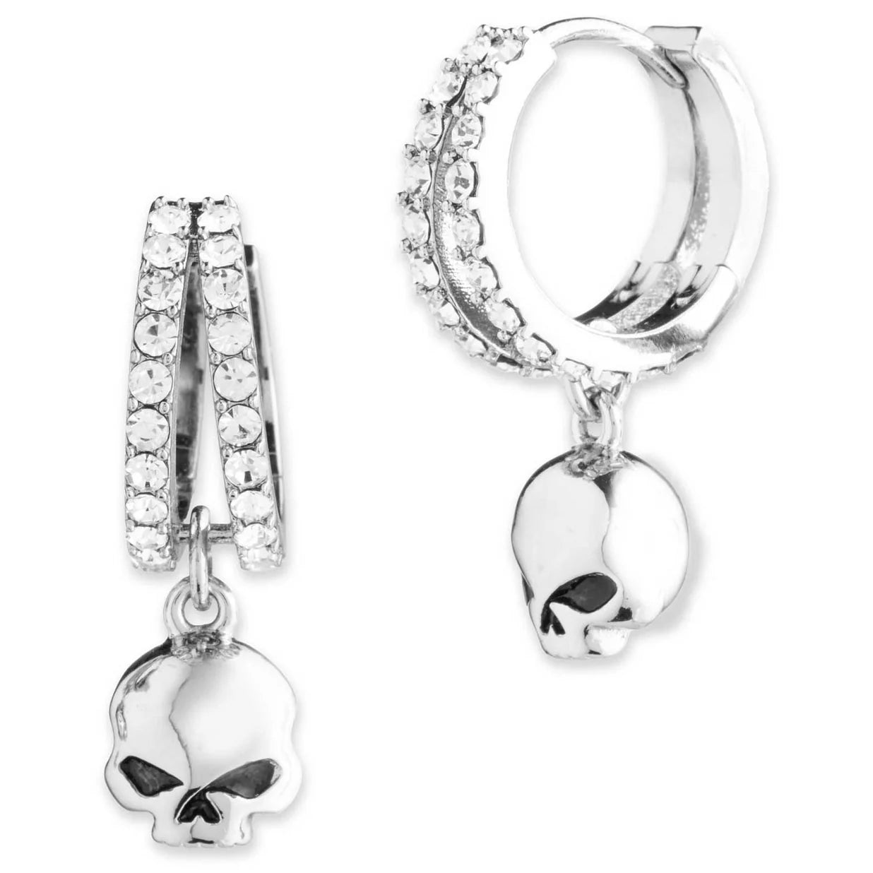 Boucles d'oreilles créoles Harley-Davidson pour femme - 34G00192