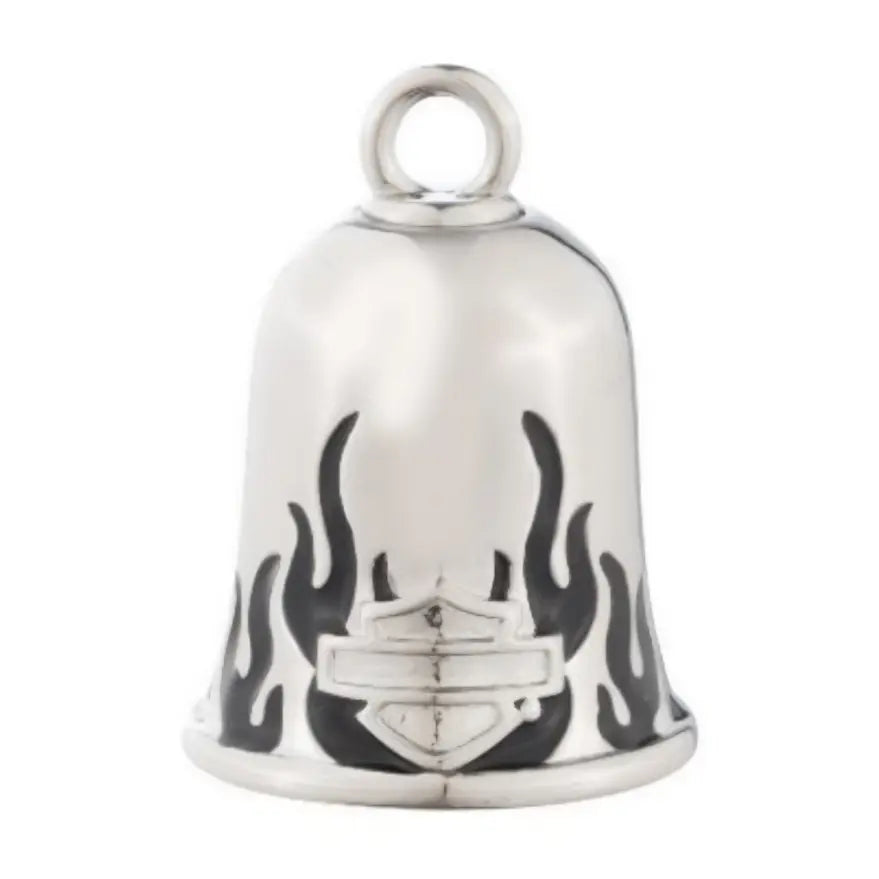 Cloche Gardien Porte-bonheur En Métal – Gravée 3D – Pour Moto, Vélo, Porte-clés – Cadeau Motard