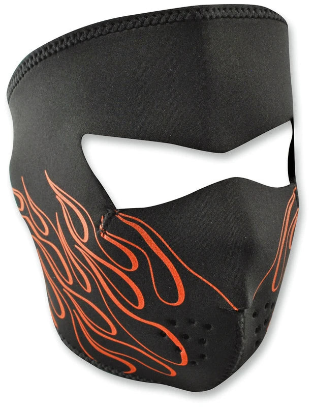 MASQUE FACIAL EN NÉOPRÈNE ORANGE FLAME - 2503-0108