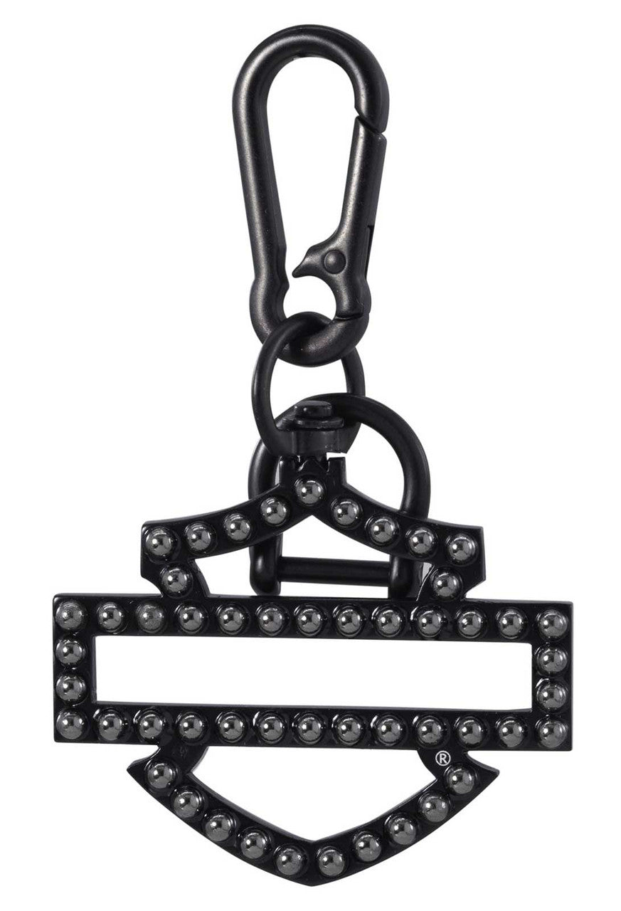 Porte-clés Harley-Davidson® Rivet Silhouette B&S Logo - 4626