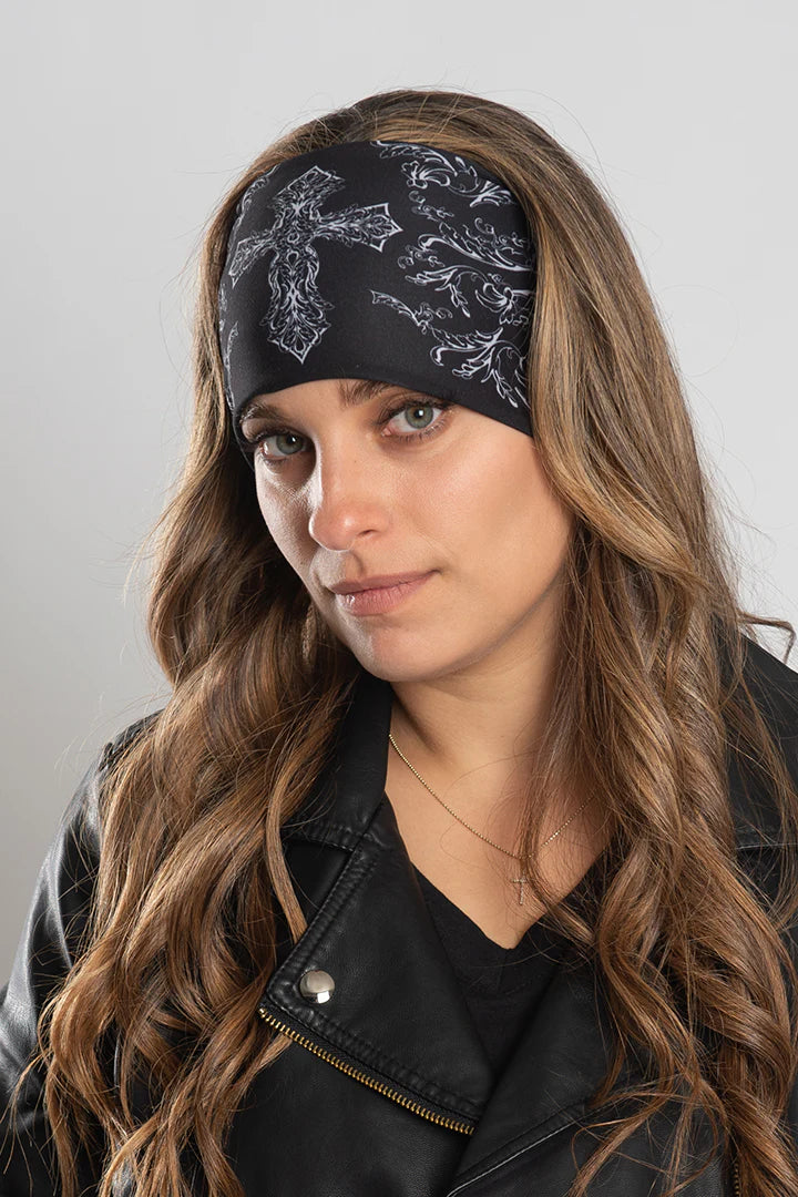 Bandeau à cheveux Swirl Cross Ez Bandz (50284-HG)