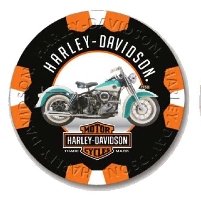 Jetons de collection série 12 Harley-Davidson (6822)