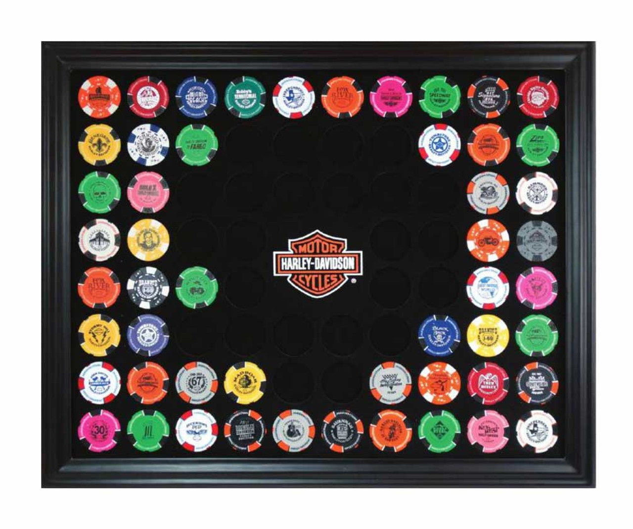 HD COLLECTOR POKER CHIP FRAME 76 / CADRE À POKER CHIP POUR COLLECTIONNEUR