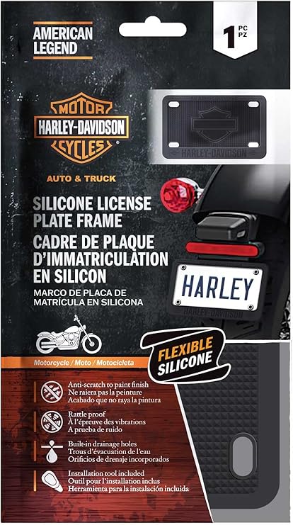 Cadre de moto en silicone noir Harley-Davidson American Legend - P42900