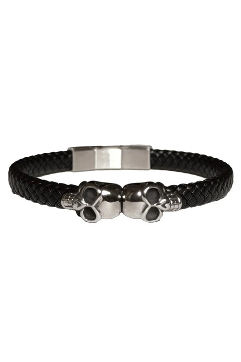 Bracelet en cuir tressé - 84097-HG