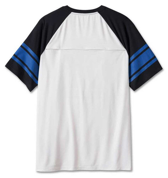 T-shirt Performance Colorblock pour homme - Blanc - 96034-24VM