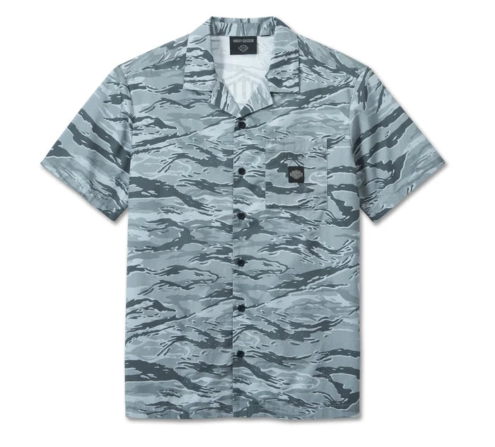 Chemise camouflage B&S pour homme - 96094-25VM