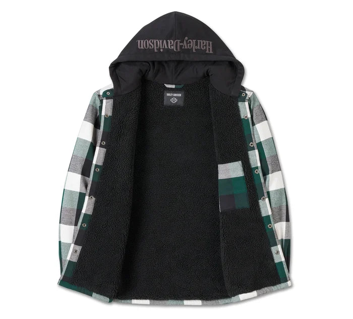 Veste chemise à capuche Traveler Pour Homme - Plaid - 96135-25vm