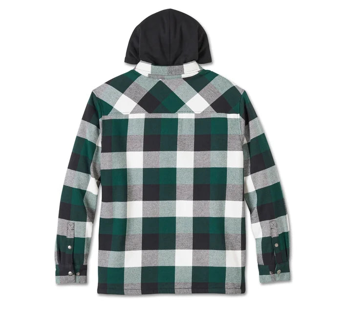 Veste chemise à capuche Traveler Pour Homme - Plaid - 96135-25vm