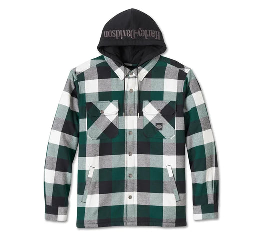 Veste chemise à capuche Traveler Pour Homme - Plaid - 96135-25vm