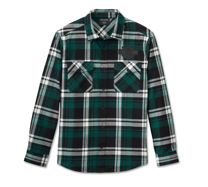 Chemise en flanelle B&S pour homme - Carreaux - 96140-25VM