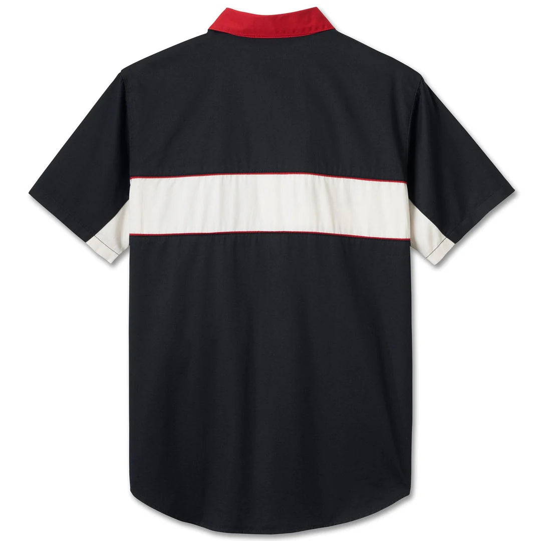 Chemise de mécanicien boutonnée à manches courtes « The Garage » pour homme - 96149-25vm