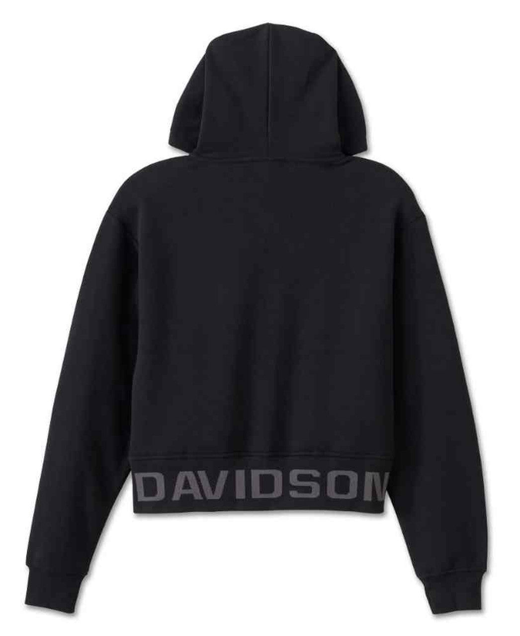 Sweat à capuche court zippé HD pour femme - 96154-25VW