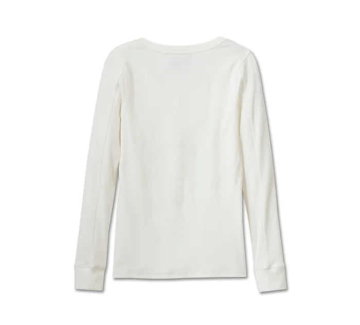 Henley intemporel à manches longues pour femme - 96167-25VW