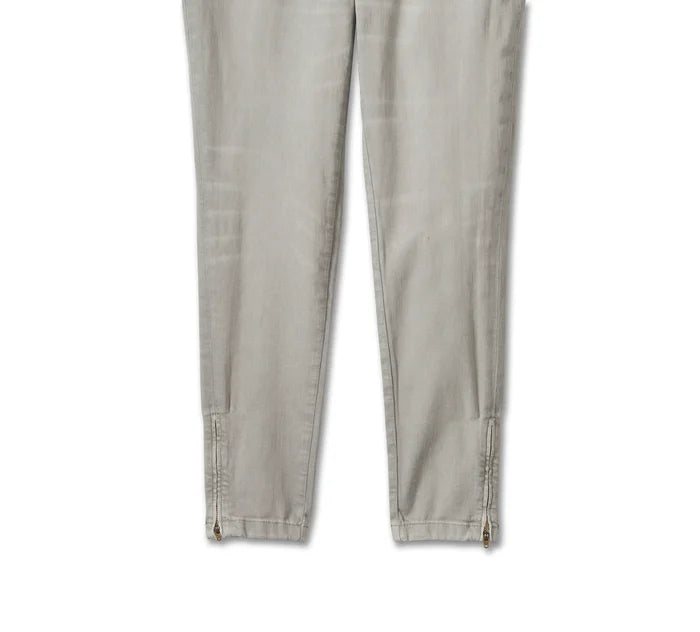 Jean skinny taille mi-haute HD pour femme - Denim gris - 96289-24VW