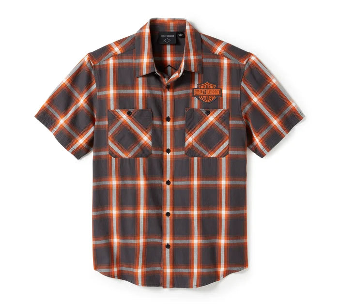 Chemise à manches courtes B&S Staple pour homme – 96402-25vm