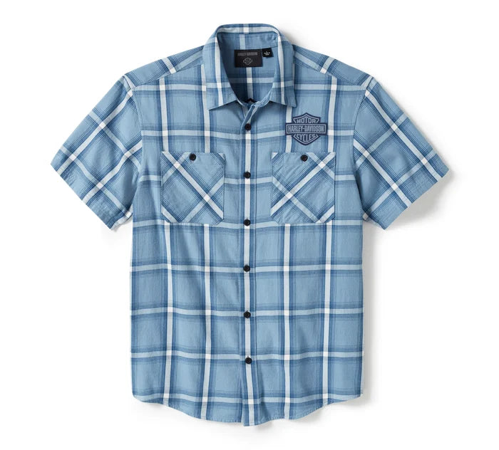 Chemise à manches courtes B&S Staple pour homme - 96403-25VM