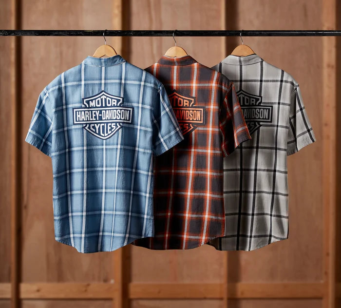 Chemise à manches courtes B&S Staple pour homme – 96404-25VM