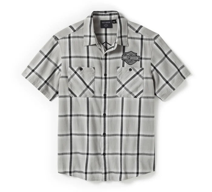Chemise à manches courtes B&S Staple pour homme – 96404-25VM