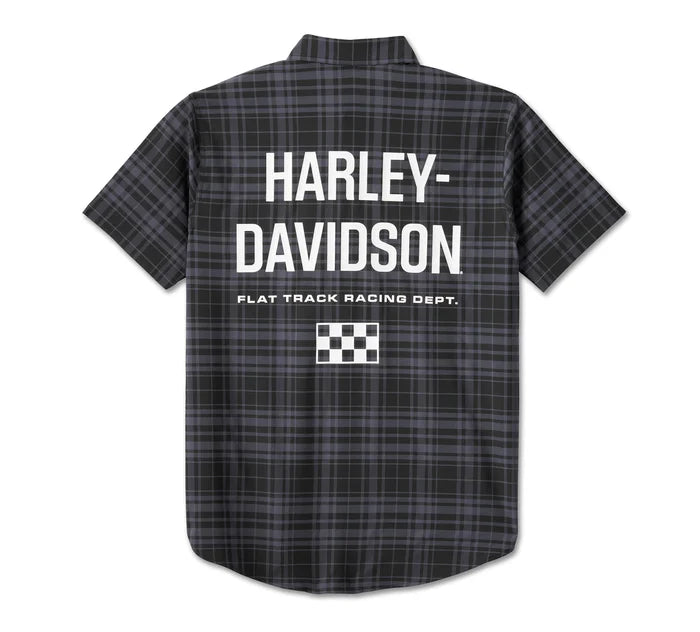 Chemise à carreaux Performance Enduro à manches courtes pour homme - 96448-24vm