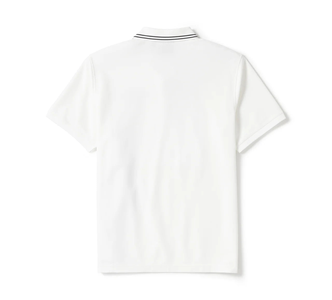 Polo piqué uni B&S pour homme - 96484-25VM