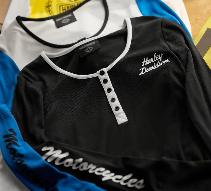 T-shirt Henley Trophy B&S pour femme - 96501-24VW