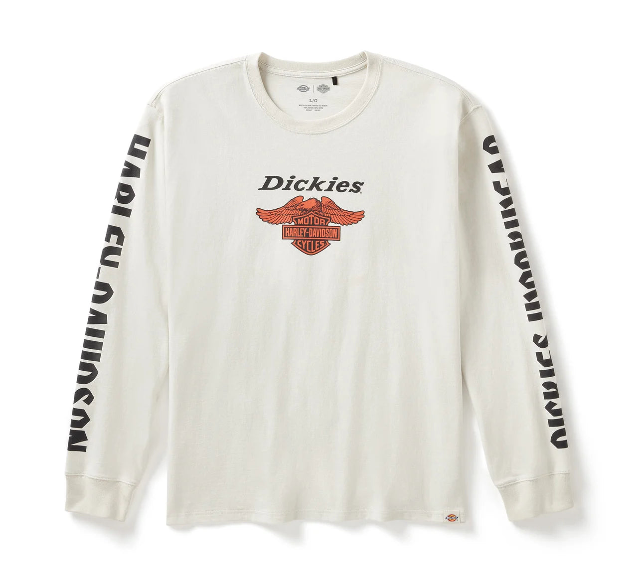 T-SHIRT ÉPAIS À MANCHES LONGUES DICKIES X HD EAGLE POUR HOMME - 96568-25VM