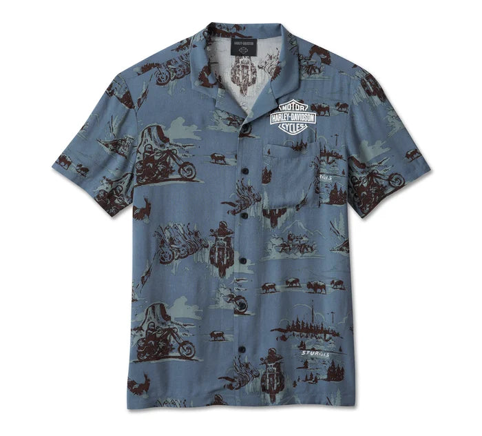 Chemise Aloha Sturgis pour homme - 96569-24VM
