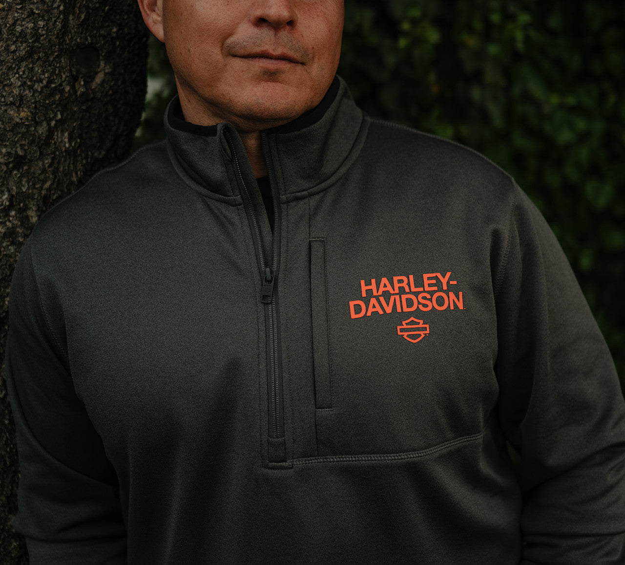 Pull-over HD TECH pour homme avec fermeture éclair 1/4 - 96788-25VM