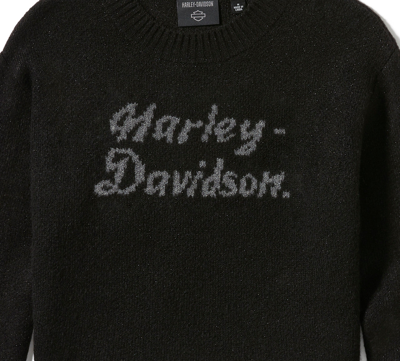 Pull en maille intarsia métallisée pour femme - 96829-25VW