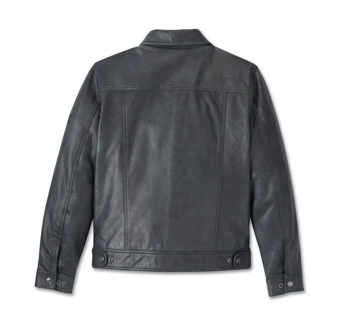 Manteau en cuir Iron Mountain pour homme (97002-24VM)