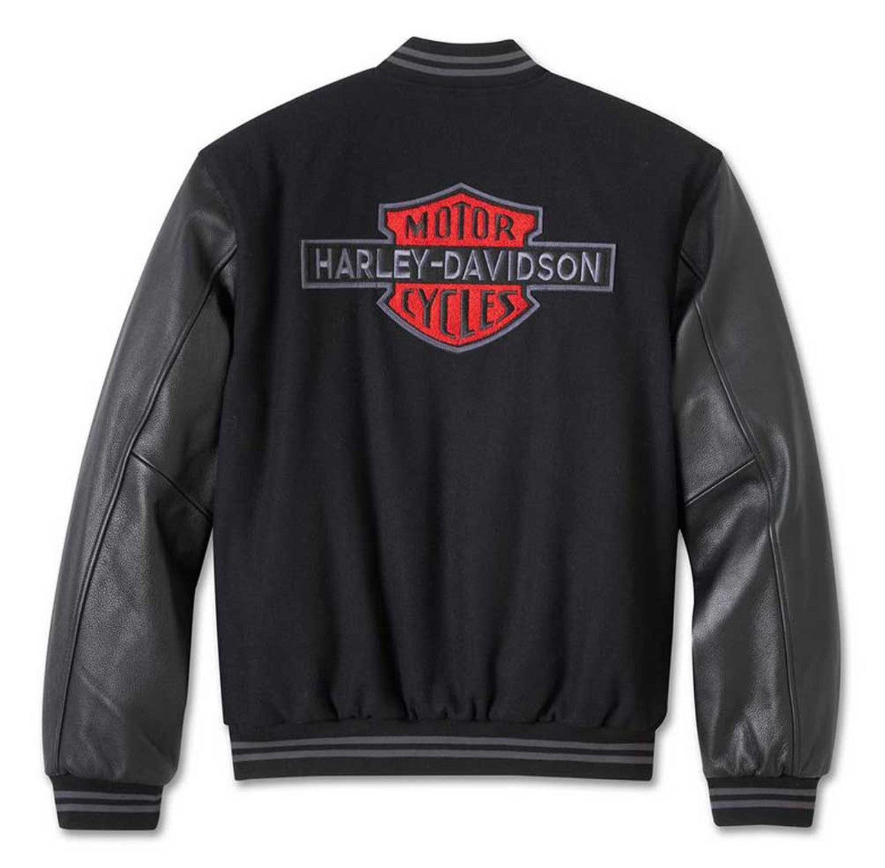 Veste en cuir style universitaire Harley-Davidson® pour homme V-Twin – 97002-25VM