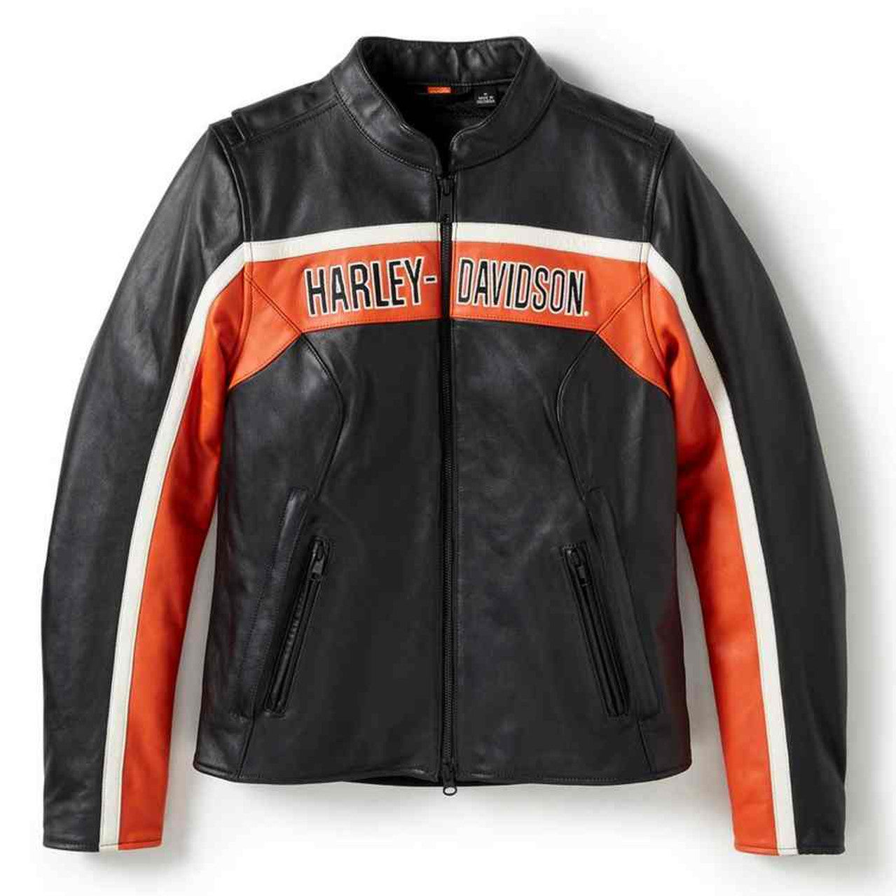 Veste de moto en cuir H-D® Trenton pour femme - 97016-25VW
