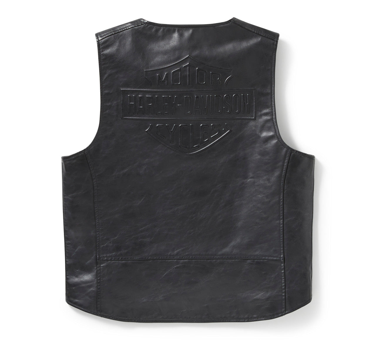 Gilet en cuir B&S pour homme - 97021-25VM