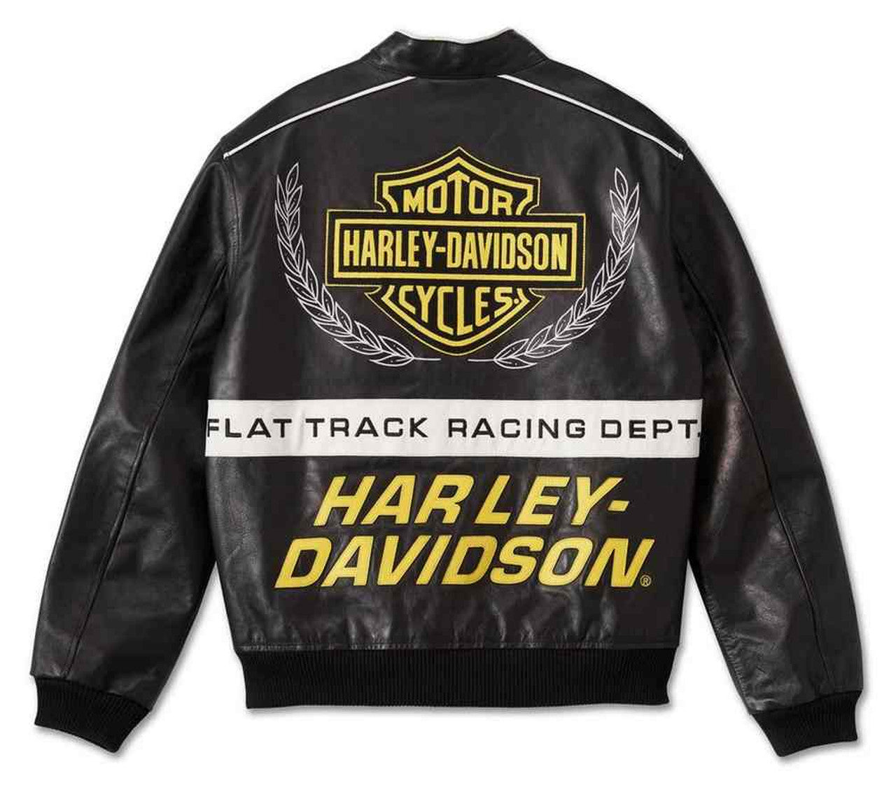 Veste de course en cuir Harley-Davidson® pour homme, noire - 97027-24VM