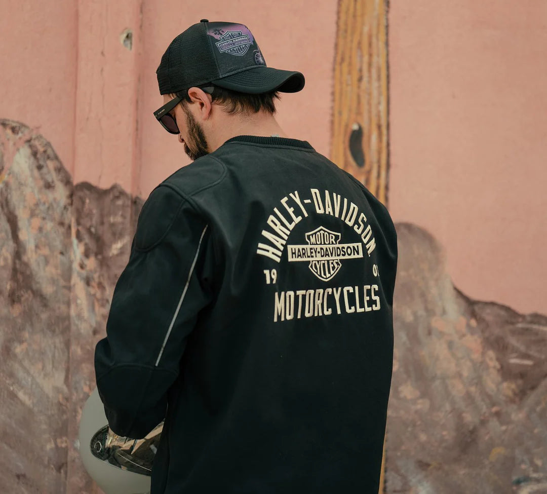 Veste de moto Harley-Davidson pour homme, modèle Deflector Fleece - 97132-25VM