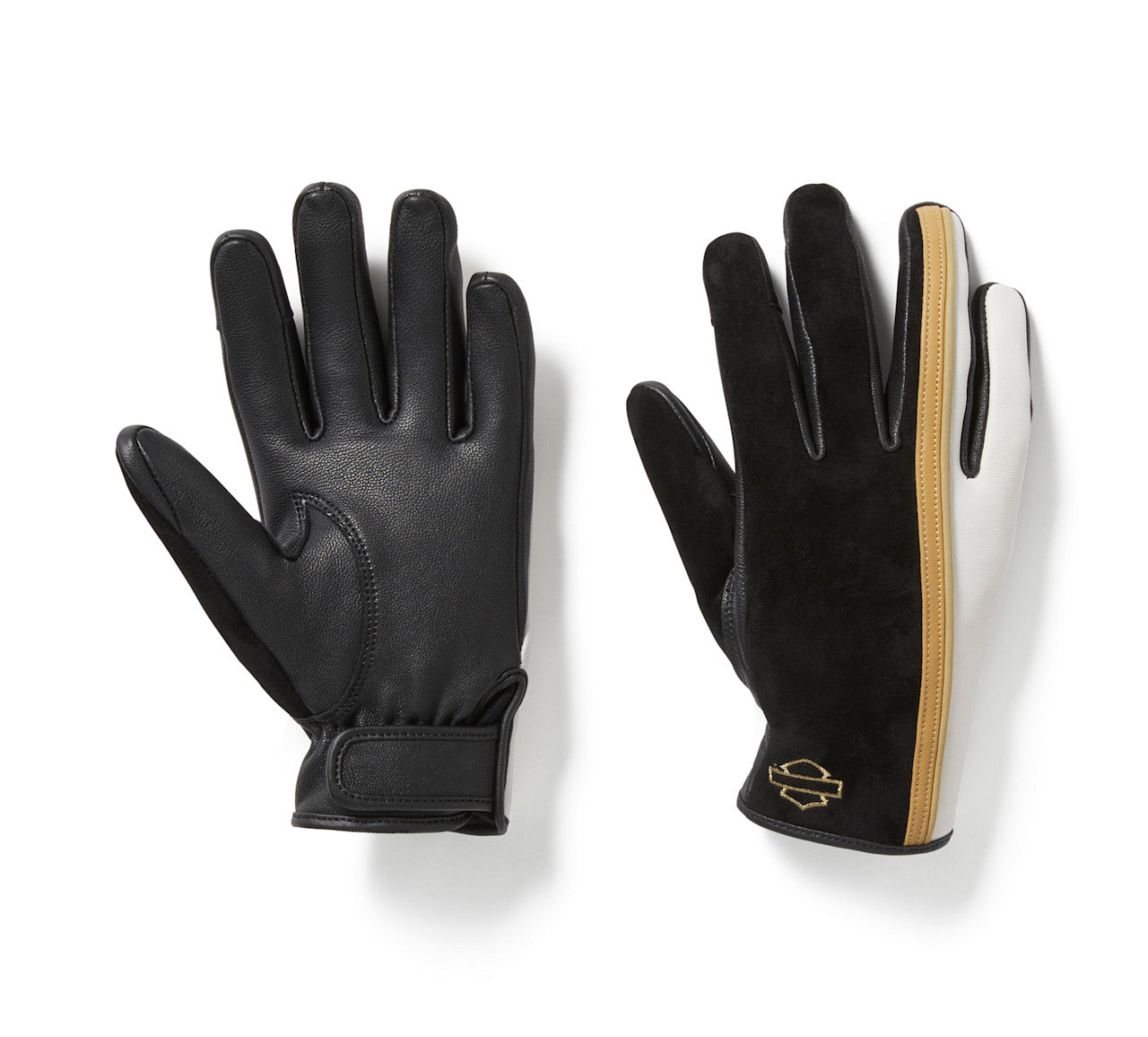 Gants d'équitation pour femmes en cuir et matériaux mixtes haute définition - 97204-25VW