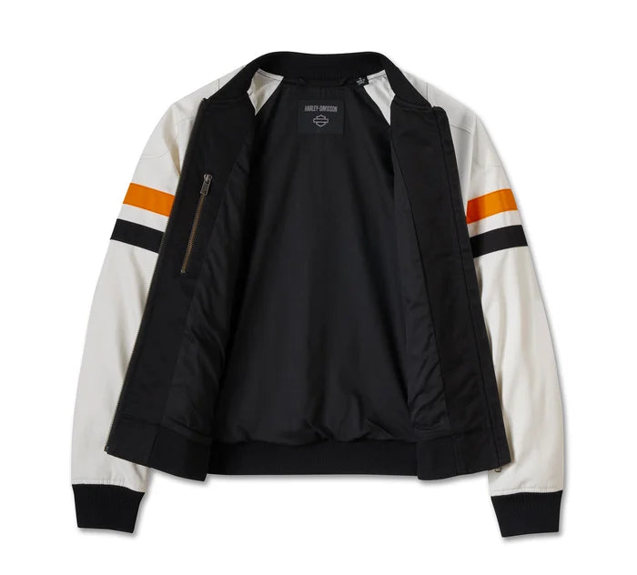 Blouson aviateur Stacked B&S pour femme - 97405-25VW