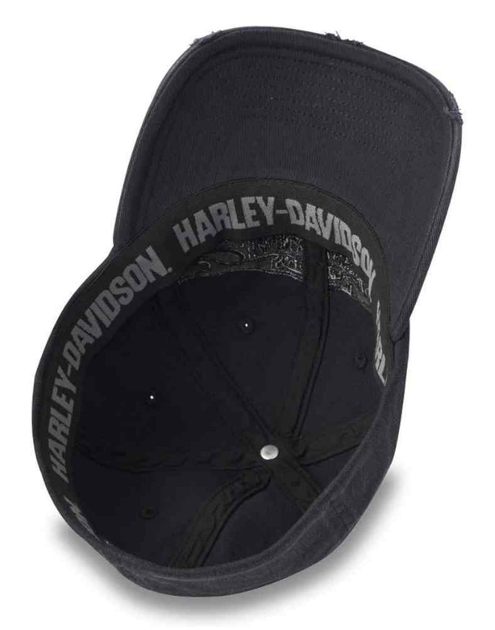 Casquette de baseball extensible Harley-Davidson® Flying Lap pour homme, effet vieilli - 97617-25VM