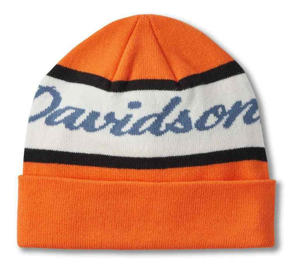 BEANIE-KNIT,ORANGE