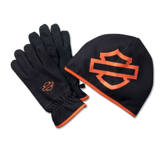 Coffret cadeau bonnet et gants en polaire pour homme - 97665-25VM