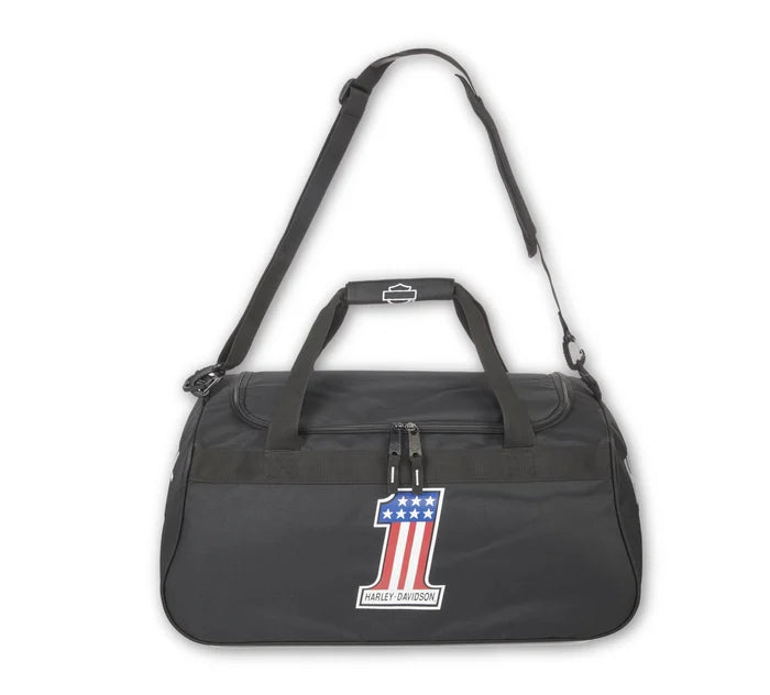Sac de sport avec logo numéro 1 en noir/blanc - 90410-N1