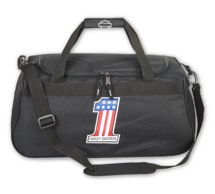 Sac de sport avec logo numéro 1 en noir/blanc - 90410-N1
