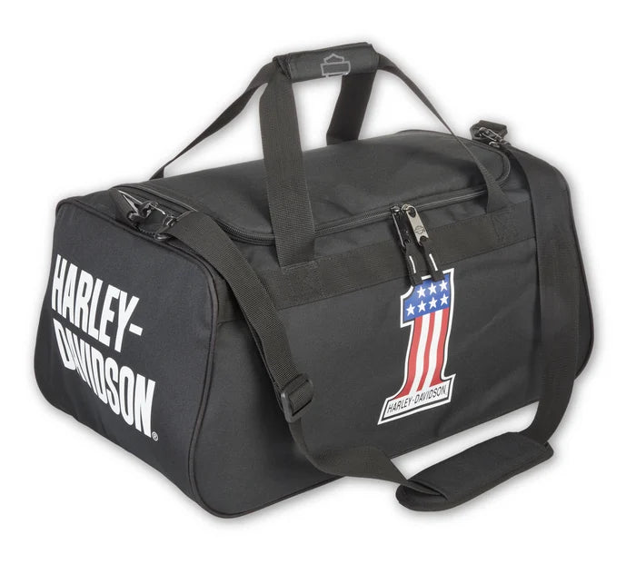 Sac de sport avec logo numéro 1 en noir/blanc - 90410-N1
