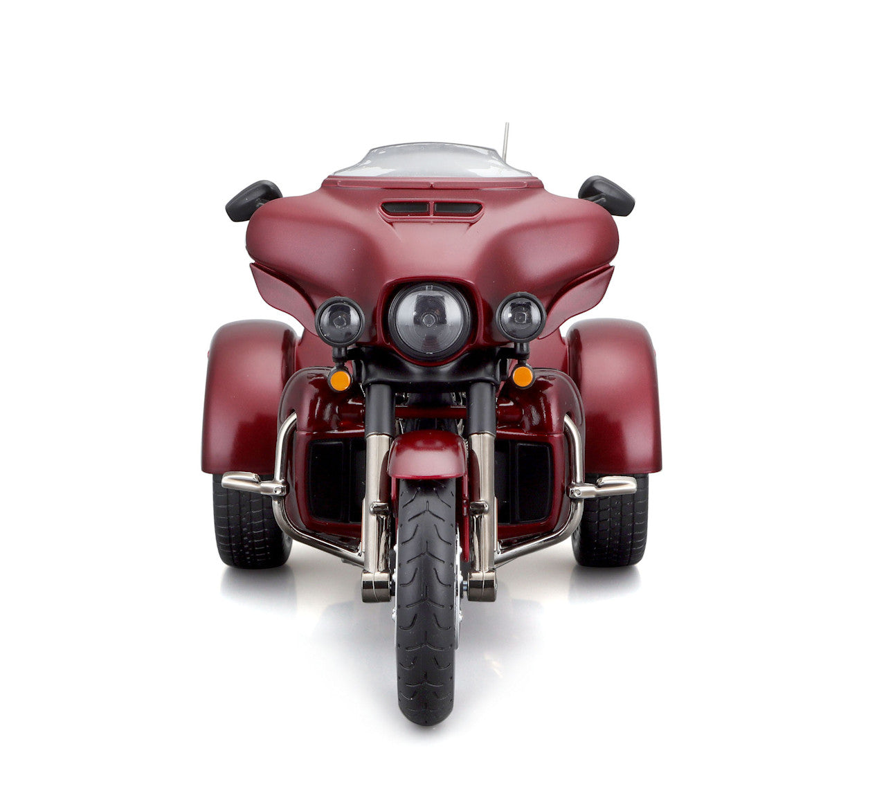 Voiture miniature HD à l'échelle 1:12, modèle réduit 2021 CVO Tri Glide - 32337-00/ROUGE