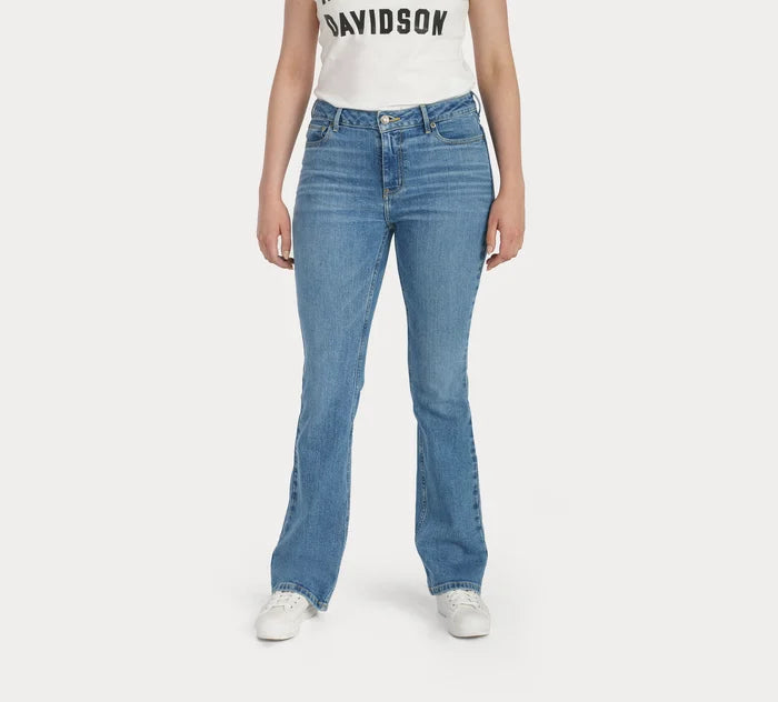 Jean bootcut taille haute Harley-Davidson pour femme - 99042-23VW