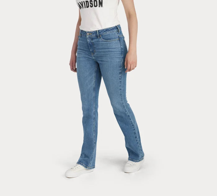 Jean bootcut taille haute Harley-Davidson pour femme - 99042-23VW