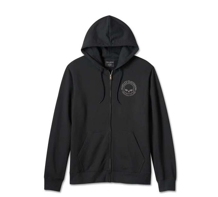 Sweat à capuche zippé Willie G Sk**l pour homme - 99068-24VM