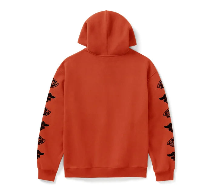 Sweat à capuche Dickies x HD Eagle Sleeve - Orange vintage - 96566-25VX